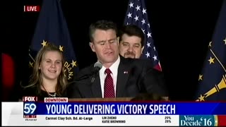 November 8, 2016 - Indiana's Todd Young Speaks After Winning U.S. Senate Seat