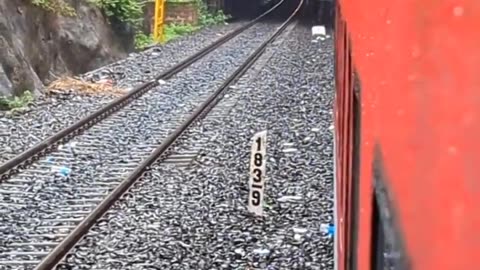 Indian Train | Monsoon ride | Entering into the Ghat Section