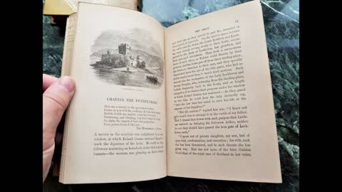 Waverley Novels: Abbot Vol 20 & 21 Sir Walter Scott 1879 Leather Books