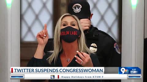 Congresswoman Marjorie Taylor Greene slams Twitter for Permanently suspending her account