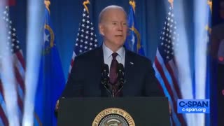 "But they didn't stop me," Biden said during campaign event