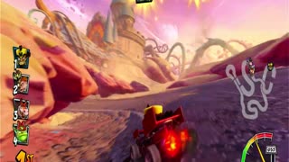 Out of Time Nintendo Switch Gameplay - Crash Team Racing Nitro-Fueled