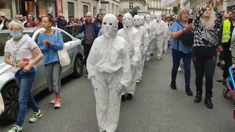France: Huge Protests Continue Against Segregation of the Unvaccinated 7-30-21.