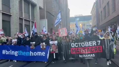 Hostage Families March In The Hague
