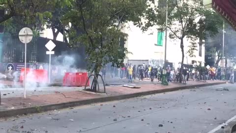 Durante estos hechos fue capturado un hombre