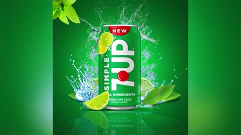 Product manipulation in Photoshop | 7up advertising poster design | Photoshop tutorial