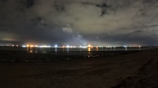 Night Lapse of River itchen. Southampton