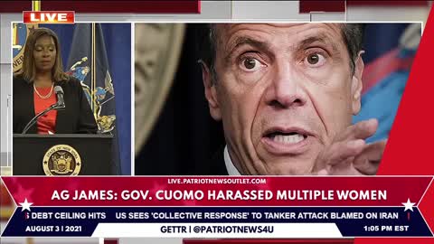 Patriot News Outlet Live | AG James: Gov. Cuomo Harassed Multiple Women