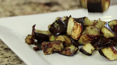 Roasted Eggplant - Vegan Food in Minutes