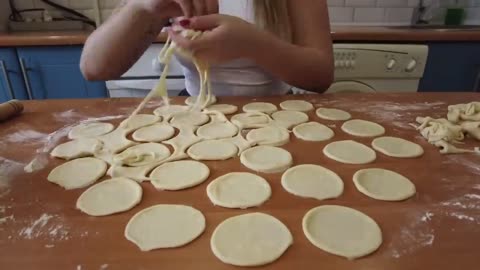 Traditional Varenyky Recipe l Dumplings with cheese l Pierogi