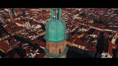 Beautiful Italian Music with Views Venice by Drone