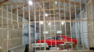 Pole Barn part 17: inside tin