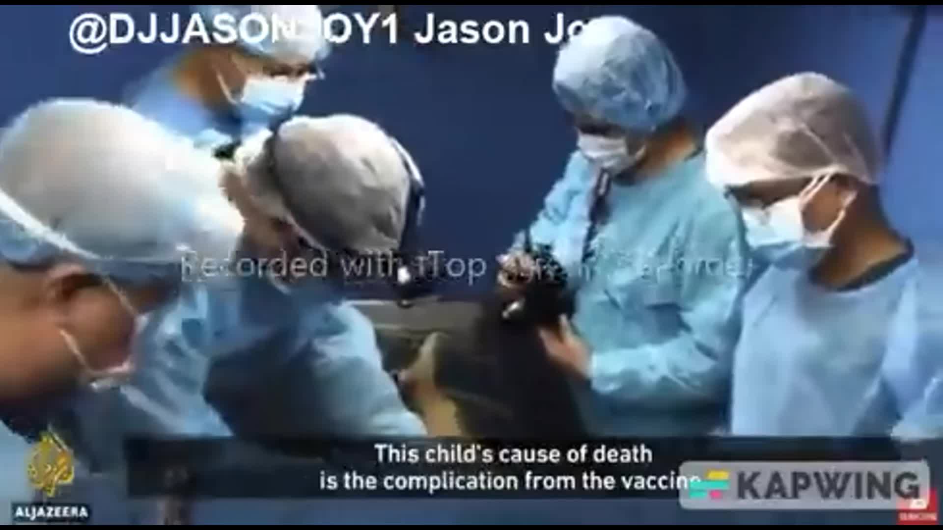 The children are dying due to the "vaccine" clot shots