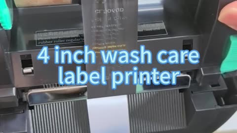 Print & Protect with Our 4 Label Printer: Effortlessly Manage Wash Care Instructions!