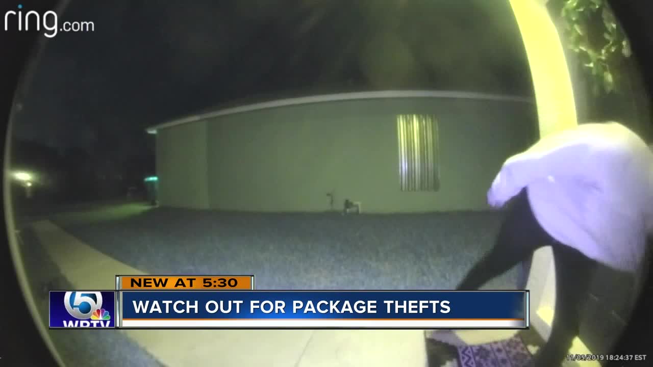 Porch pirates target homes in Palm Beach County ahead of holiday season
