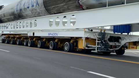 Hauling a Rocket on the Road