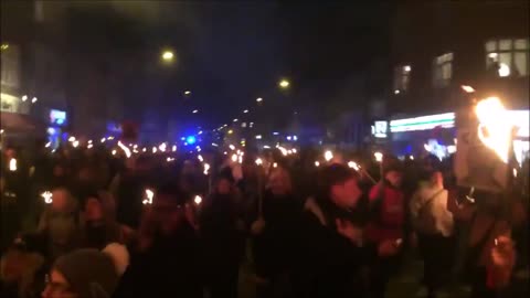 BREAKING : Massive Anti-Lockdown protest in Denmark TNTV.