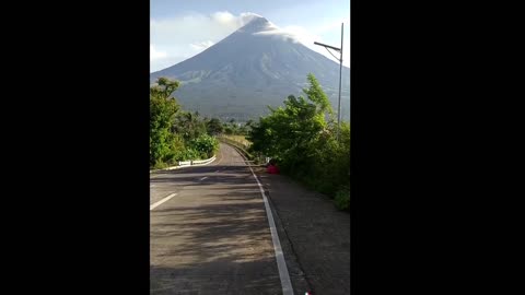 One of active Volcano in the Philippines