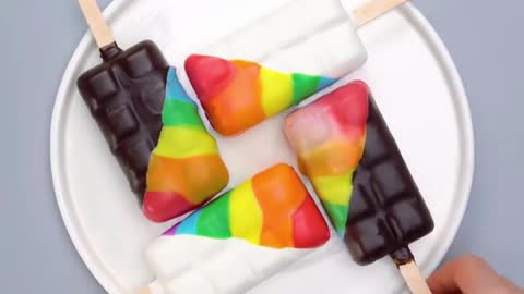 Top Amazing Rainbow Chocolate Cake Idea...