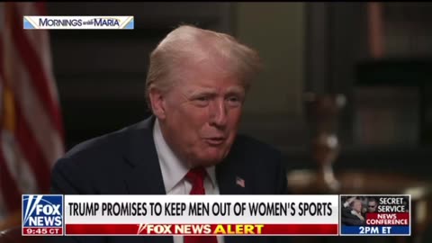 Trump promises to keep men out of women's sports