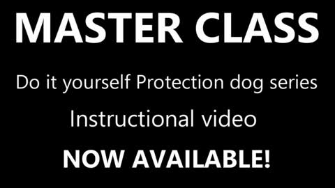 Secret of training elite dog protection instructional video