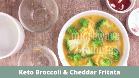 Keto Broccoli and Cheddar Frittata | Keto Diet Easy Meal