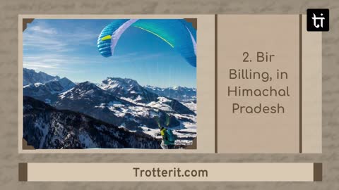 The Top 5 Best Places for Paragliding in India