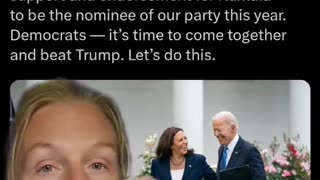 Ship Wreak about Biden endorsing Kamala.