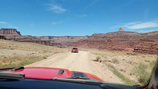 Red Jeep Off Road Adventure