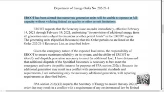 Bombshell: Department of Energy Blocked Texas From Increasing Power Output During Deadly Storm