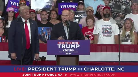 President Donald J Trump & JD Vance in Charlotte, NC
