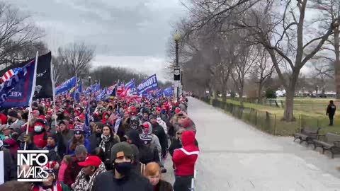 RAW FOOTAGE - Wild Protest in Washington D.C. on January 6th, 2021