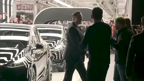 Behind-the-scenes drone dance performed by Elon Musk at Tesla's 2023 Berlin German delivery