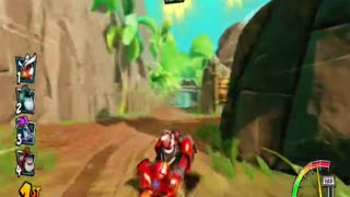 Crash Team Racing Nitro-Fueled - Red Warbler Penta Ninja Legendary Re-color Skin Gameplay