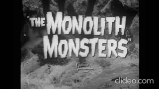 MONOLITH MONSTERS (1957) movie trailer