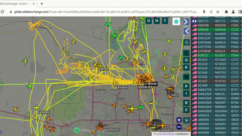 Bird Mafia N4177L N979C N746PA N4166H N288PA still gang bangin West North West Phoenix AZ