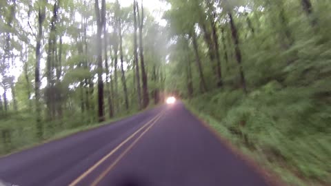 Riding up and Down Lookout Mountain in Alabama