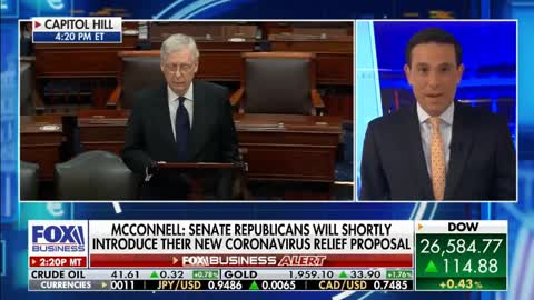 McConnell: Senate Republicans will shortly introduce new coronavirus relief proposal