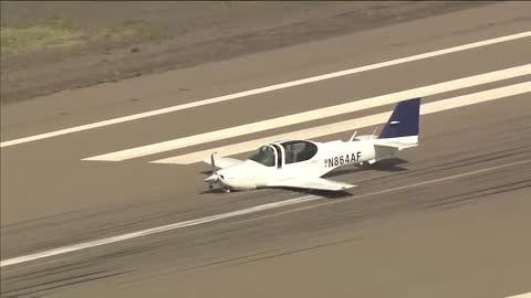 What happens if plane land without wheels? -LAX AIRPORT