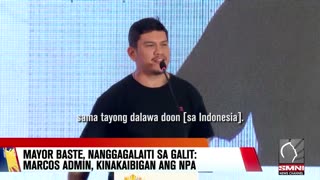 Mayor Baste, nanggagalaiti sa galit: Marcos admin, kinakaibigan ang mga NPA