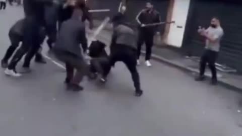 Allah's soldiers attack white British