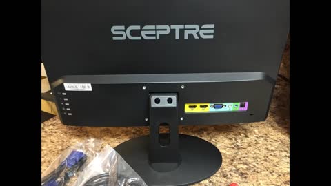 Review: Sceptre 20" 1600x900 75Hz Ultra Thin LED Monitor 2x HDMI VGA Built-in Speakers, Machine...