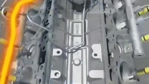 Schematic diagram of working principle of automobile fuel system