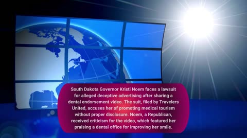 South Dakota Governor Faces Lawsuit Over Dental Endorsement Video