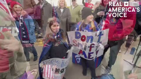 'Let's Go Brandon' Chants Break out In East Palestine For Joe Biden's Arrival