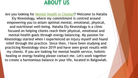 Are you looking for Mental Health in Clontarf?