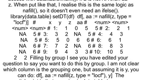 Line by line alternative to a for loop that references previous row