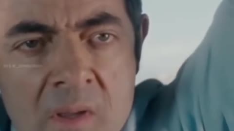 Mr Bean is hit in his balls by his rival, his reaction is hilarious
