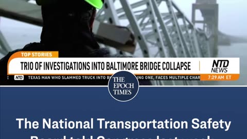 FBI starts criminal probe into Baltimore Bridge collapse