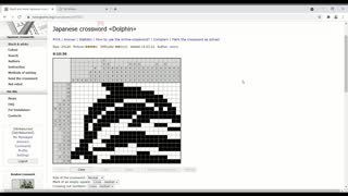 Nonograms - Dolphin